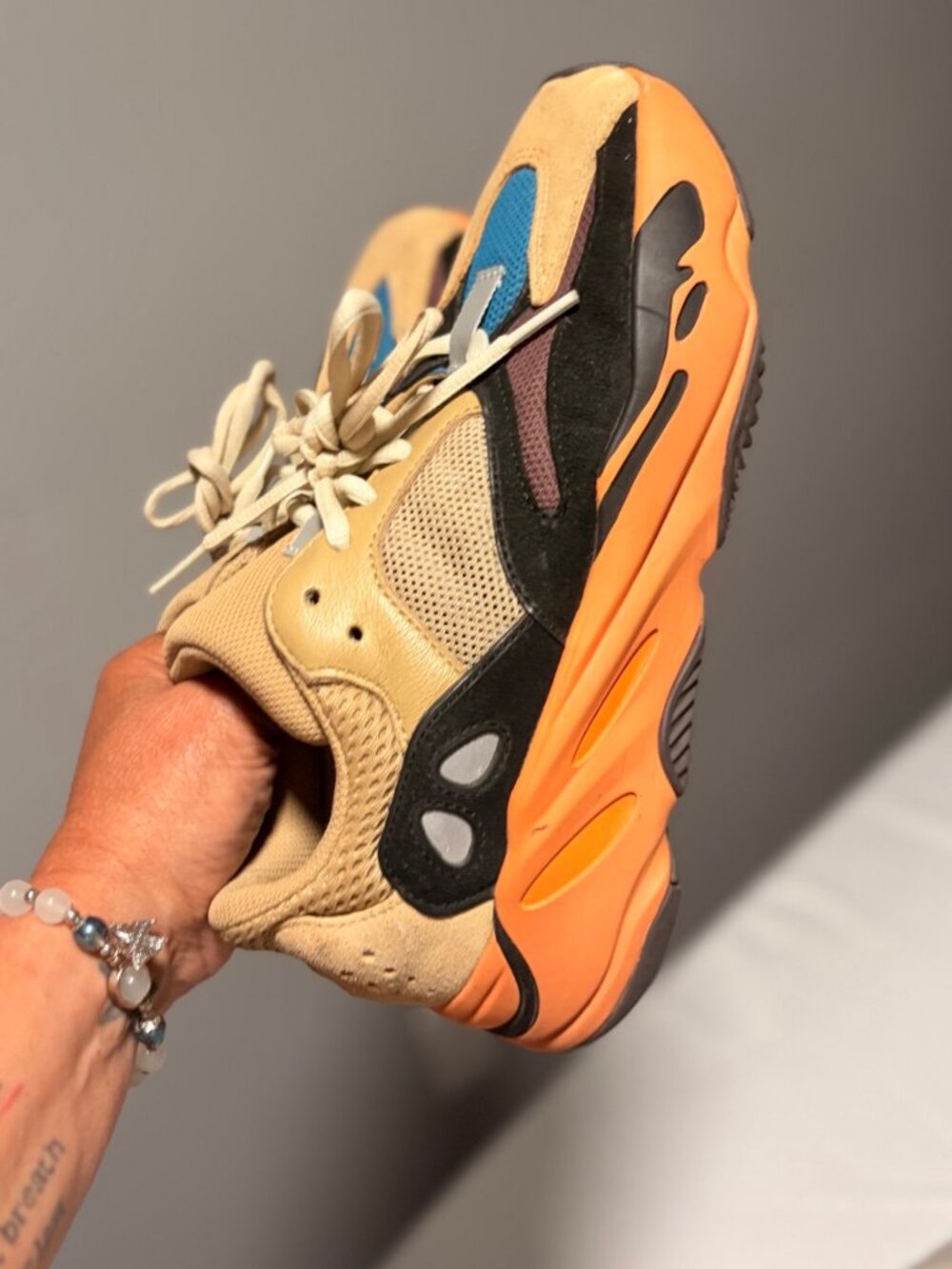 Yeezy 700 Enflame Amber Sneakers Women’s 9